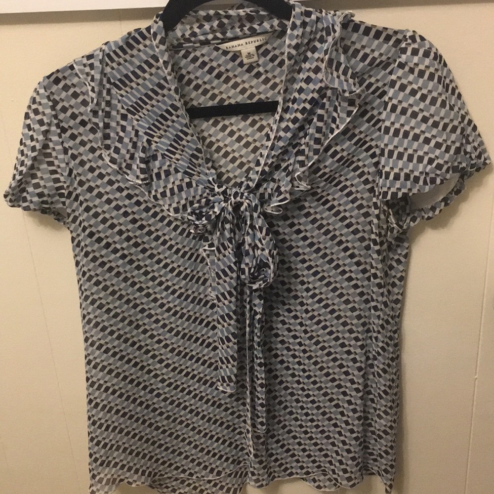 Banana republic silk blouse